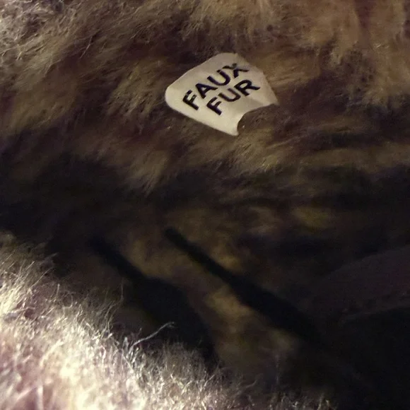 Vans SK8-Hi Platform Black Suede Leopard Fur Sneaker Size 8.5 - Picture 9 of 11